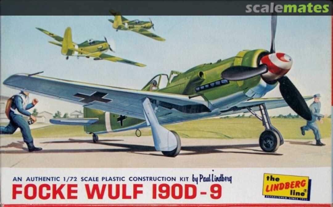 Boxart Focke Wulf 190D-9 433-29 Lindberg