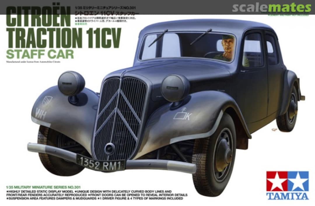 Boxart Citroën Traction 11CV 35301 Tamiya