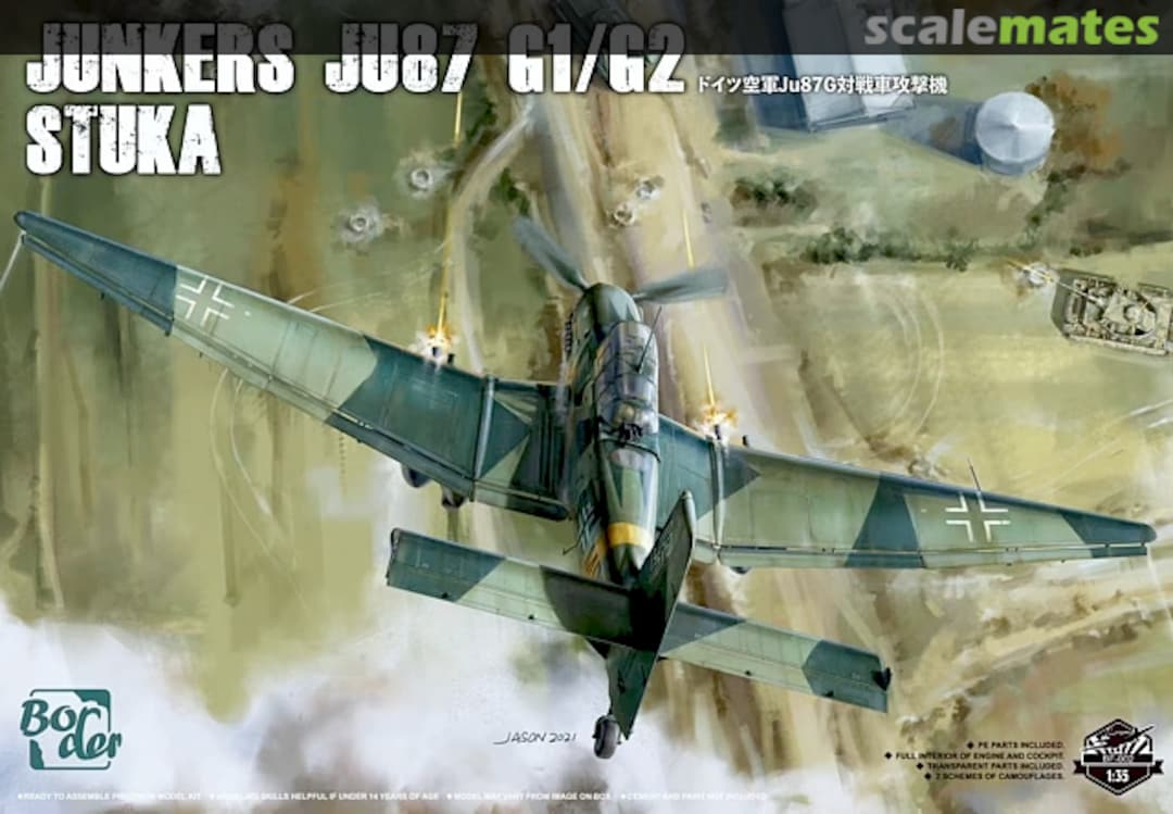 Boxart Junkers Ju87 G1/G2 Stuka BF-002 Border Model