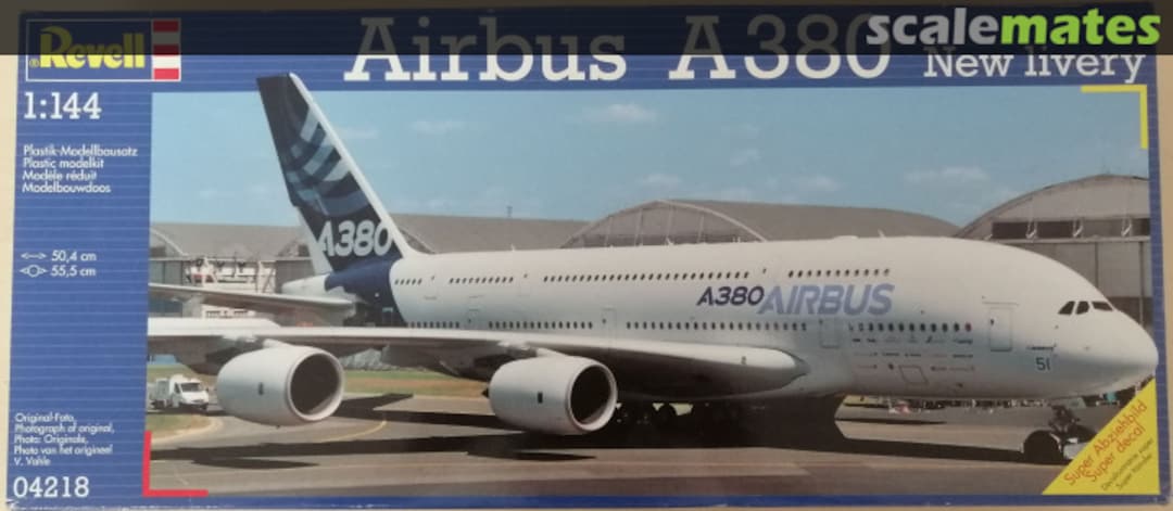 Boxart Airbus A380 04218 Revell