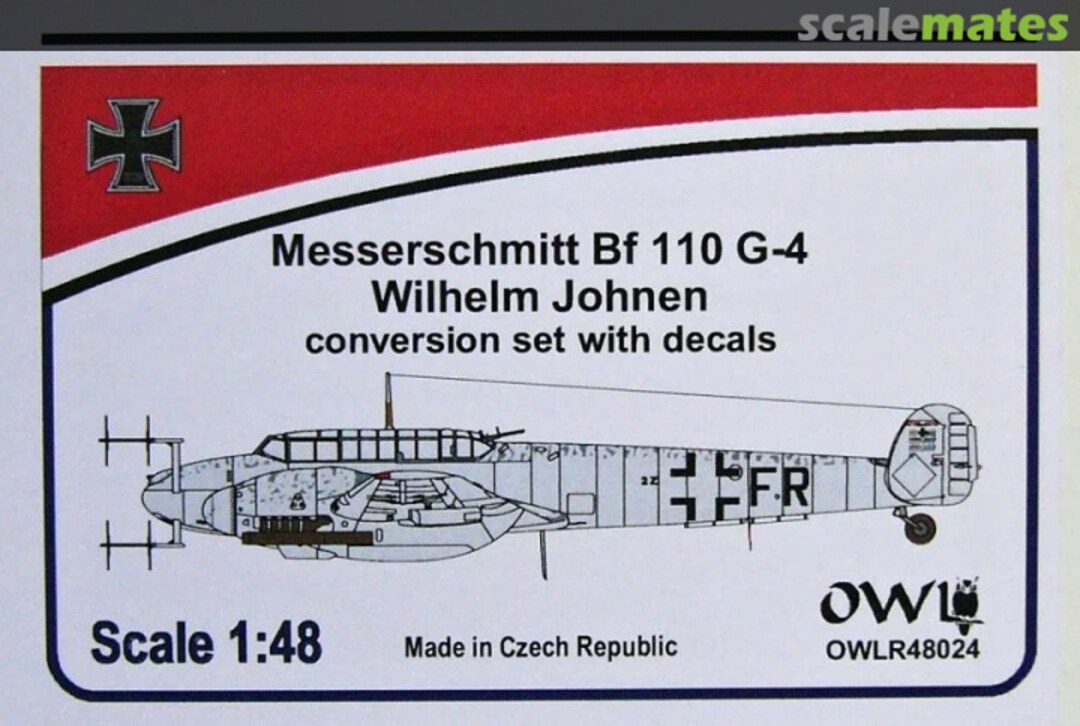 Boxart Messerschmitt Bf110G-4 Wilhelm Johnen OWLR48024 OWL