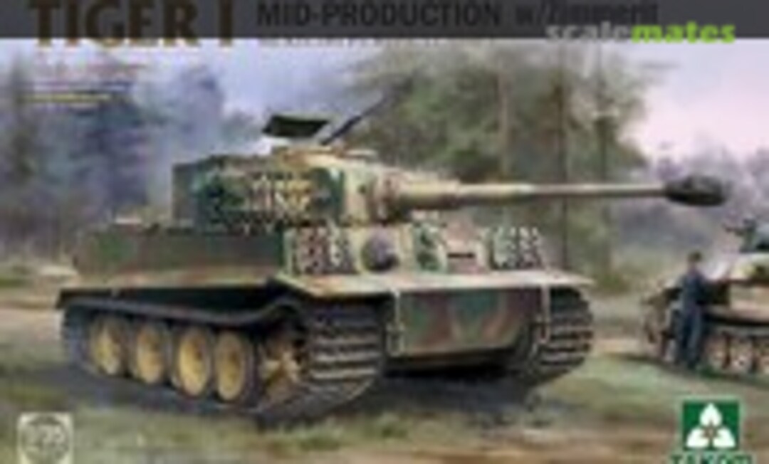 1:35 Tiger I Mid-Production w/Zimmerit (Takom 2198)