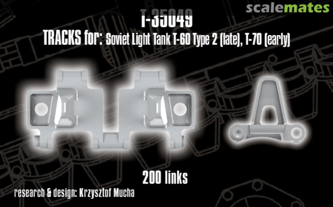 Boxart Light Tank T-60 Type 2 late; T-70 (Early) tracks T-35049 QUICKTRACKS