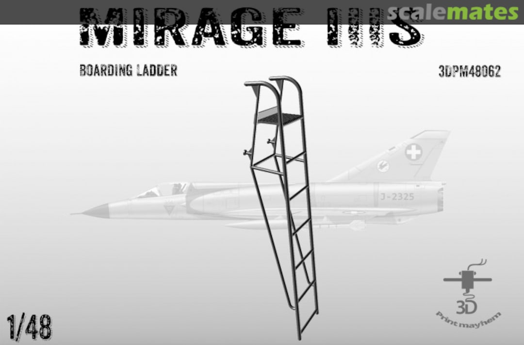 Boxart Mirage IIIS boarding ladder 3DPM48062 3D Print Mayhem