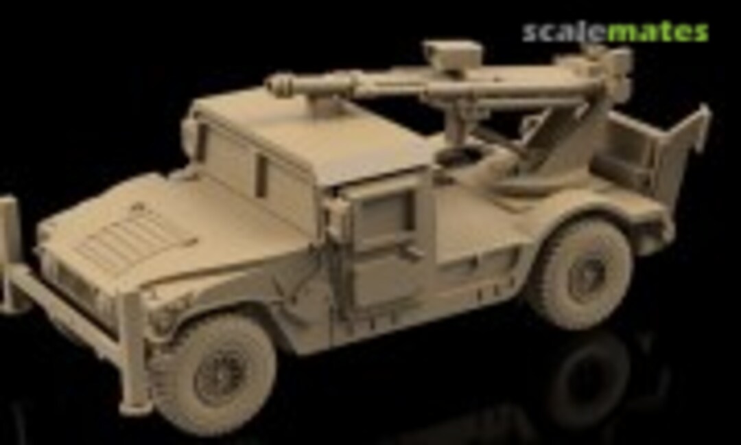 1:72 US Humvee with Hawkeye Howitzer (Badger 3D )