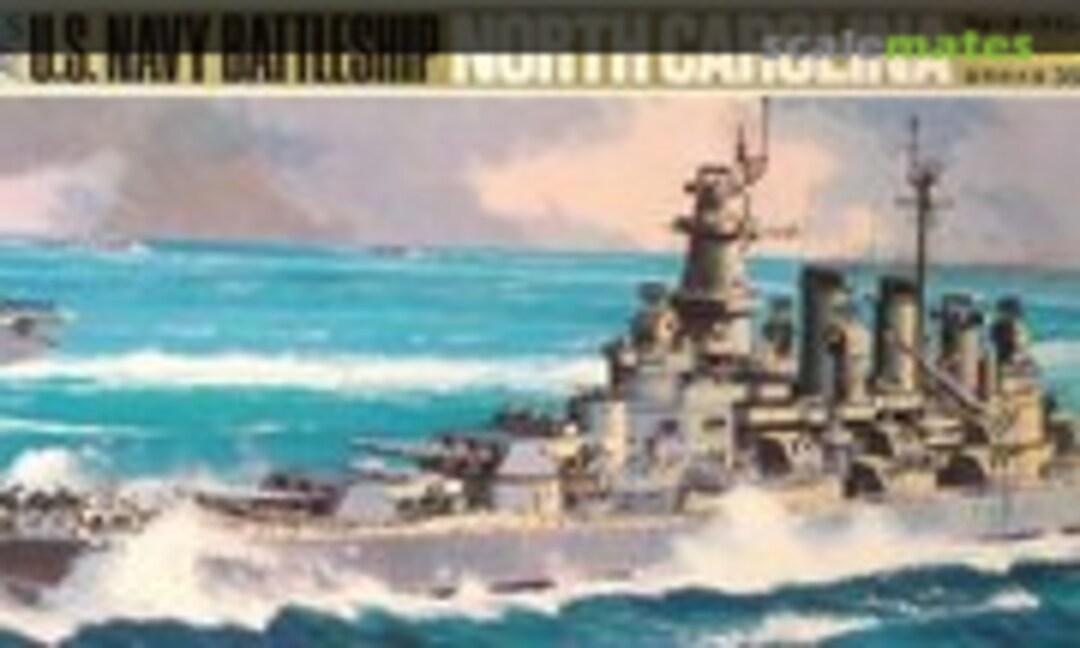 1:700 U.S. Navy Battleship USS North Carolina BB-55 (1944) (Aoshima WL.B105)