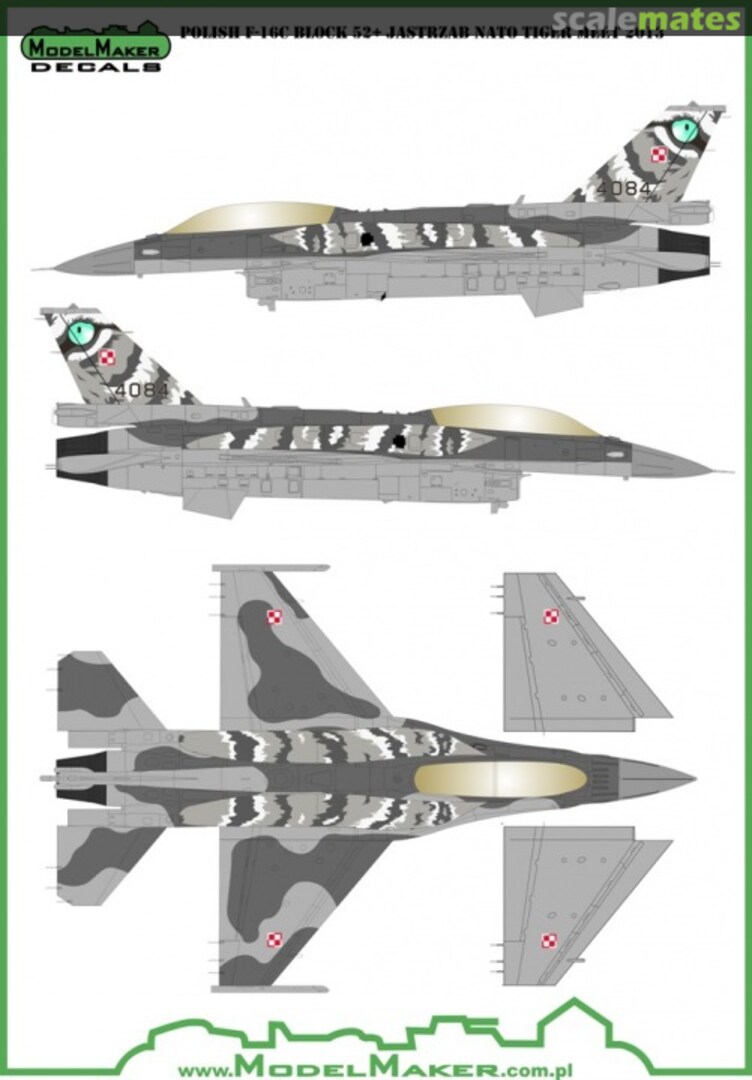 Boxart Polish F-16C/D Nato Tiger Meet 2014 D72031 ModelMaker