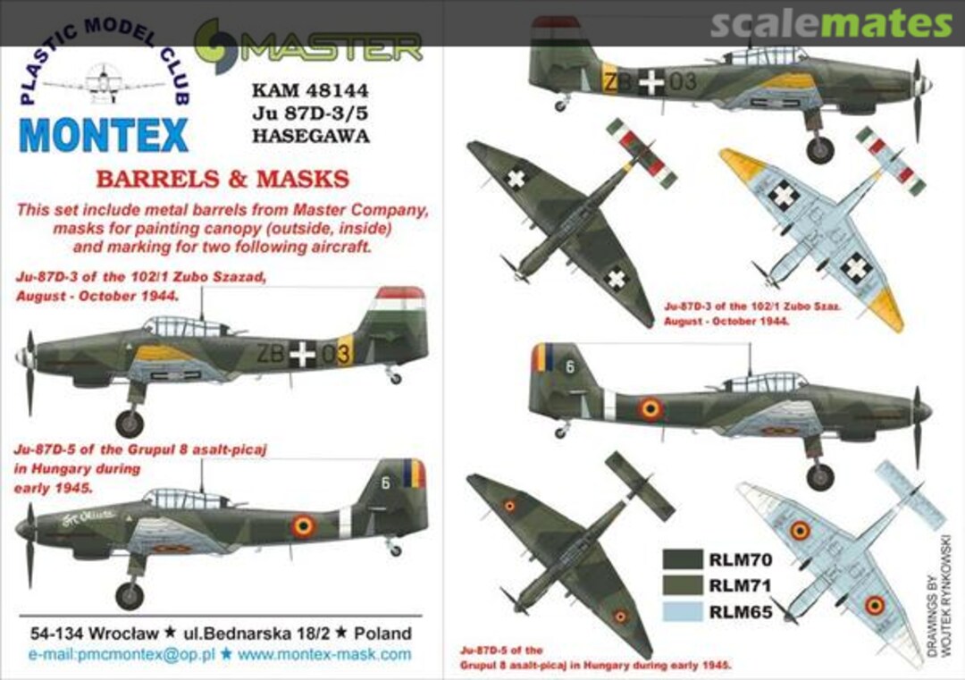 Boxart Junkers Ju 87D-3/5 Stuka KAM48144 Montex