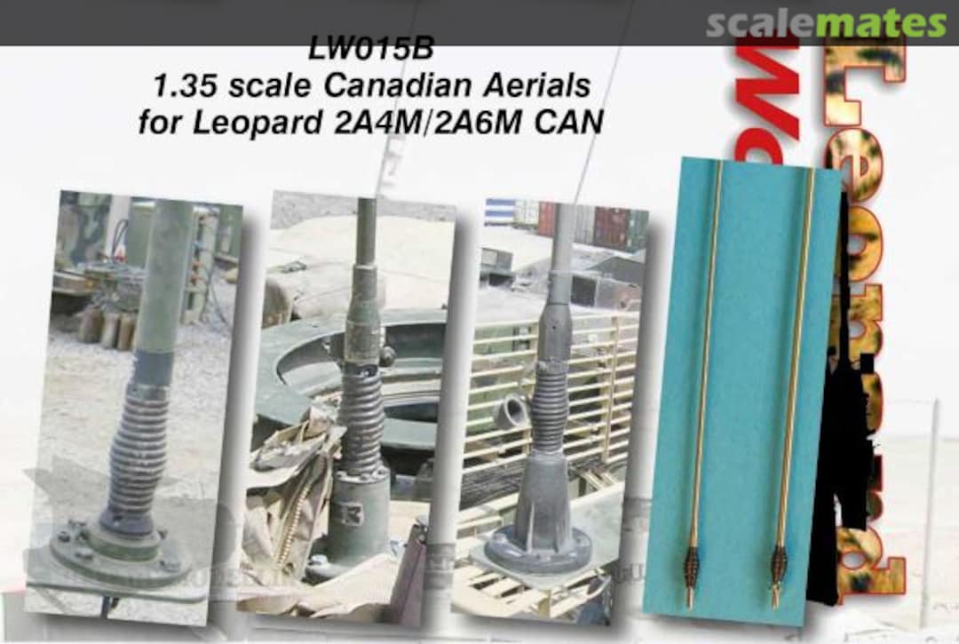 Boxart Aerials for Leopard 2A4M CAN / 2A6M CAN LW015B Leopard Workshop