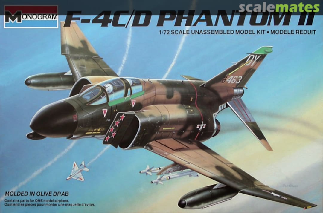 Boxart F-4C/D Phantom II 5439 Monogram