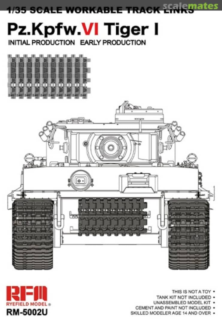 Boxart Tiger I Initial Production / Early Production RM-5002U Rye Field Model