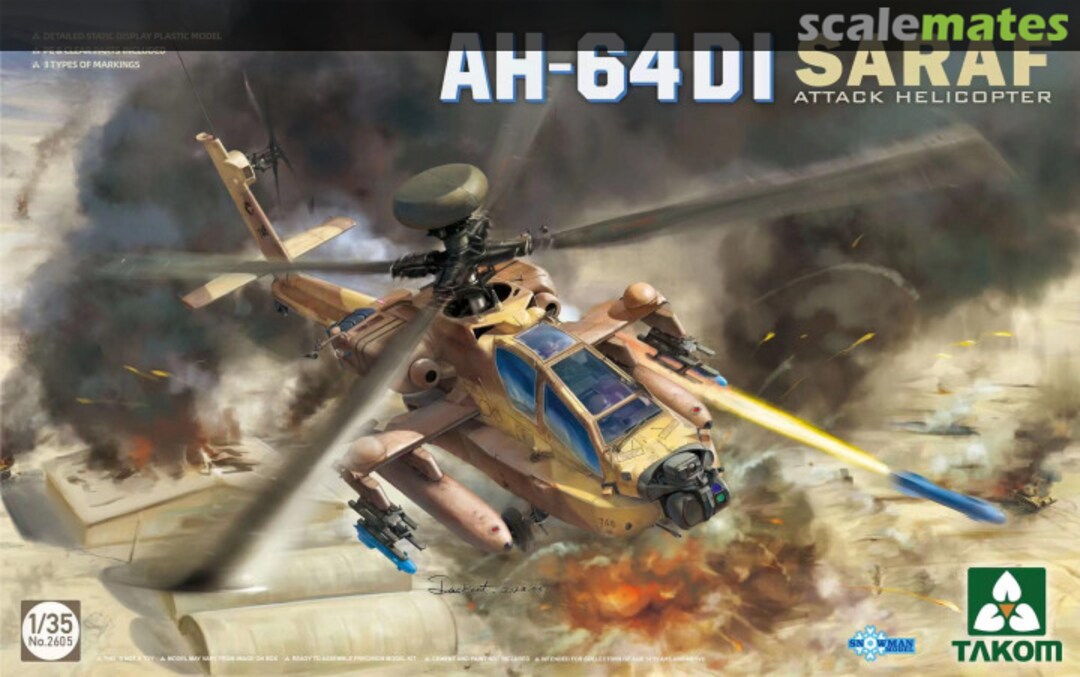 Boxart AH-64DI  2605 Takom