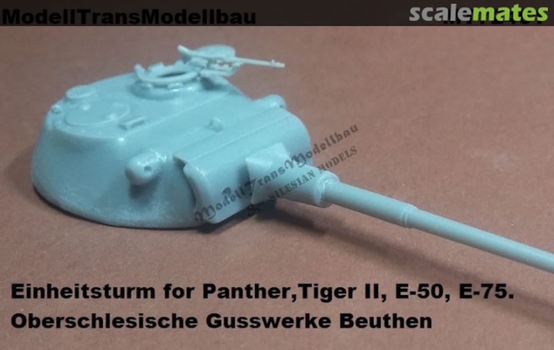 Boxart Einheitsturm for Panther, Tiger II E-50/75 MT72461 Modell Trans Modellbau