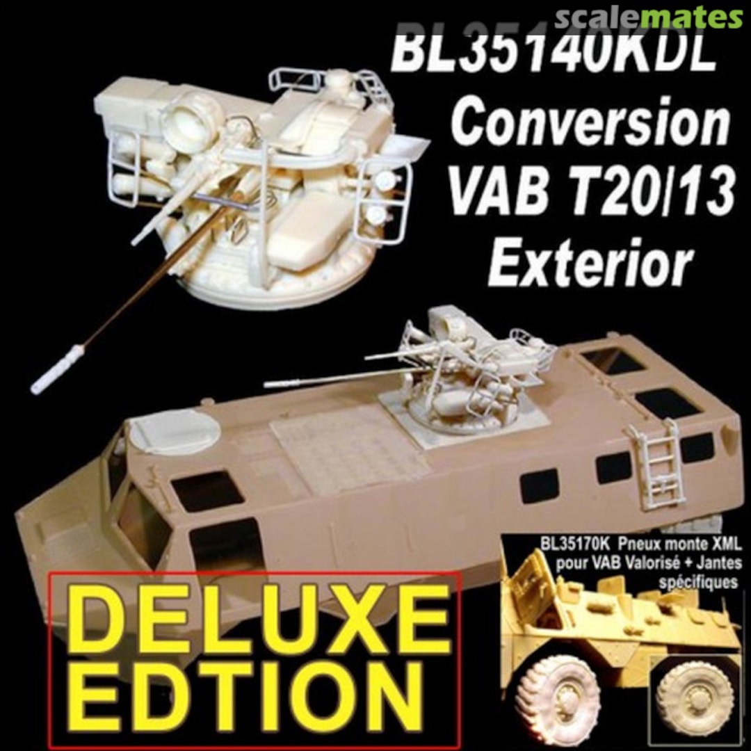 Boxart Conversion VAB T20/13 - Exterior with Wheels XML BL35140KDL Blast Models