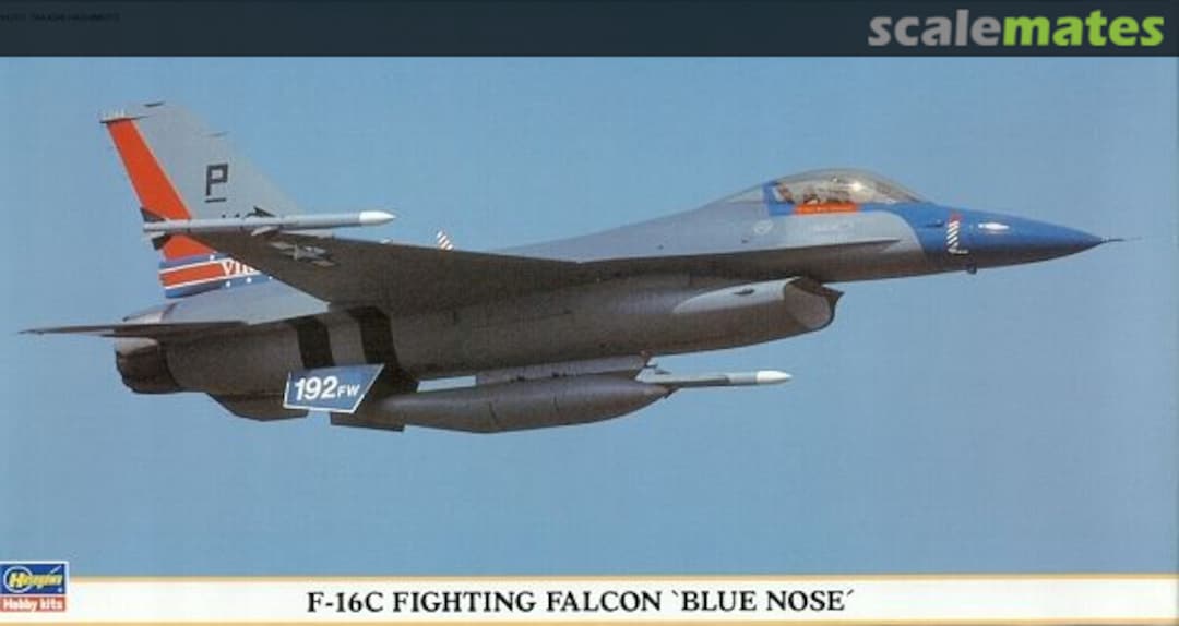 Boxart F-16C Fighting Falcon `Blue Nose´ 09397 Hasegawa