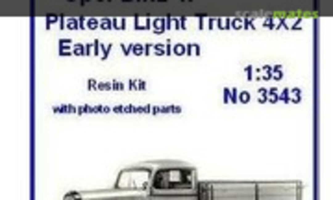 Opel Blitz 1t Plateau Light truck 4x2 Early version (Dnepro Model 3503)