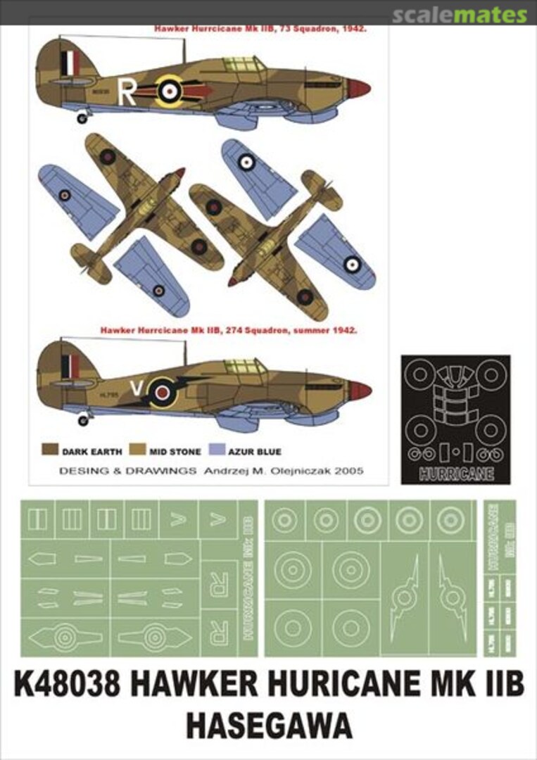 Boxart Hawker Hurricane Mk.IIB K48038 Montex