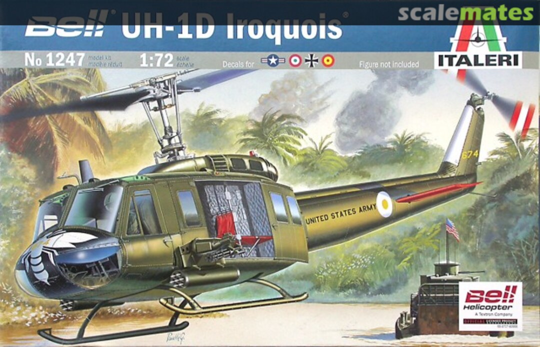 Boxart Bell UH-1D Iroquois 1247 Italeri