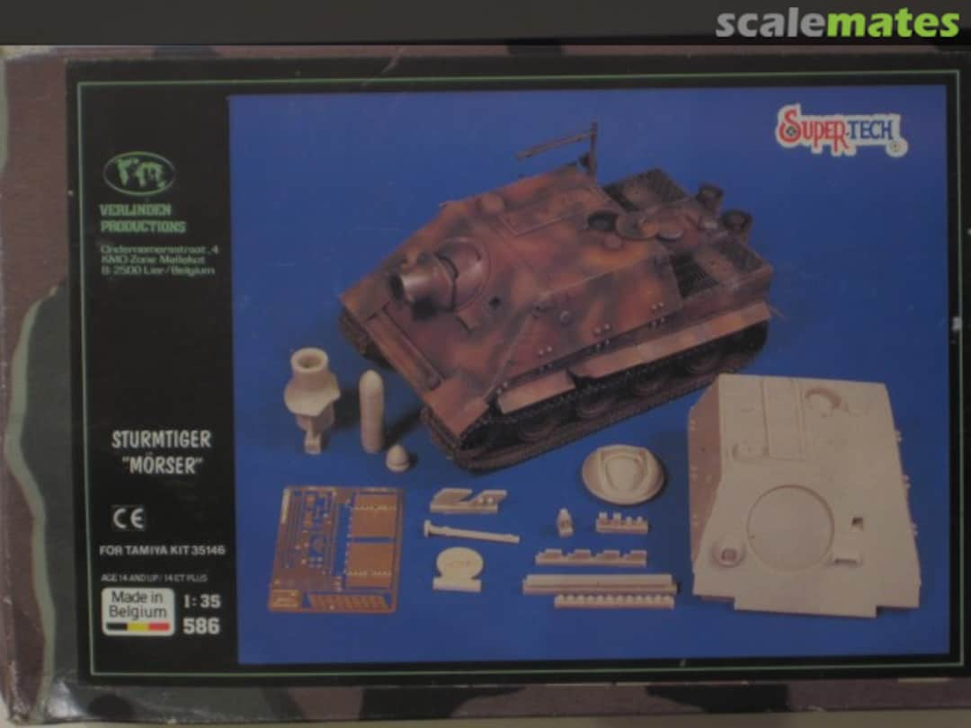 Boxart Sturmtiger Mörser 586 Verlinden Productions