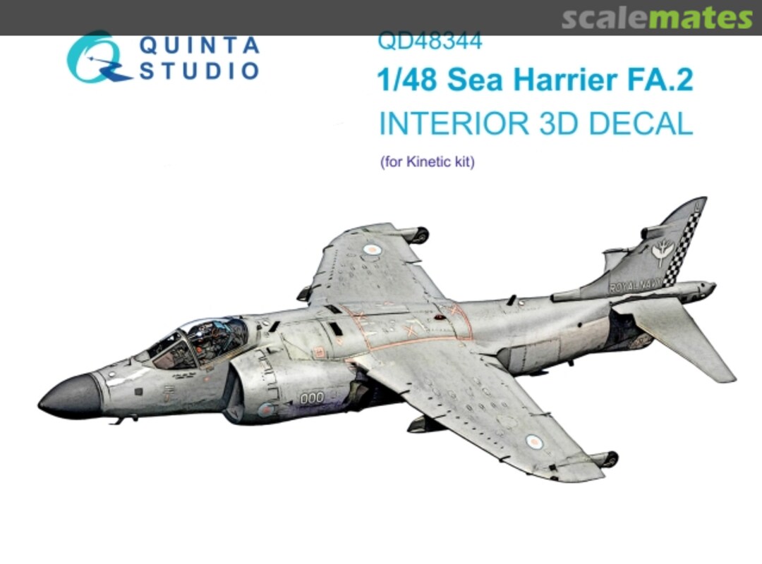 Boxart Sea Harrier FA.2 interior 3D decals QD48344 Quinta Studio