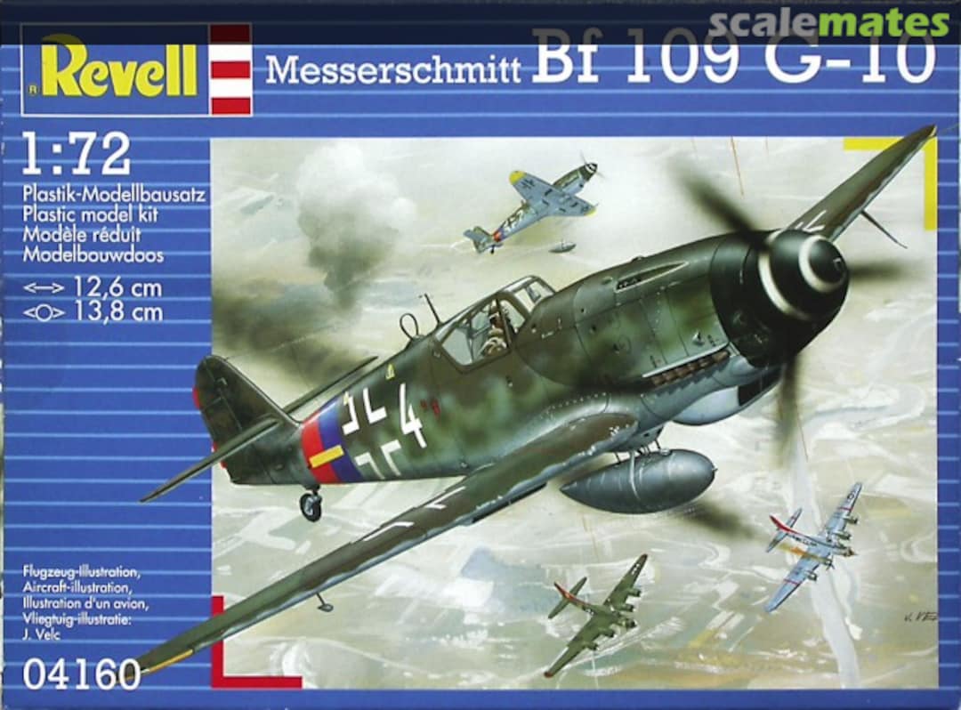 Boxart Messerschmitt Bf 109 G-10 04160 Revell