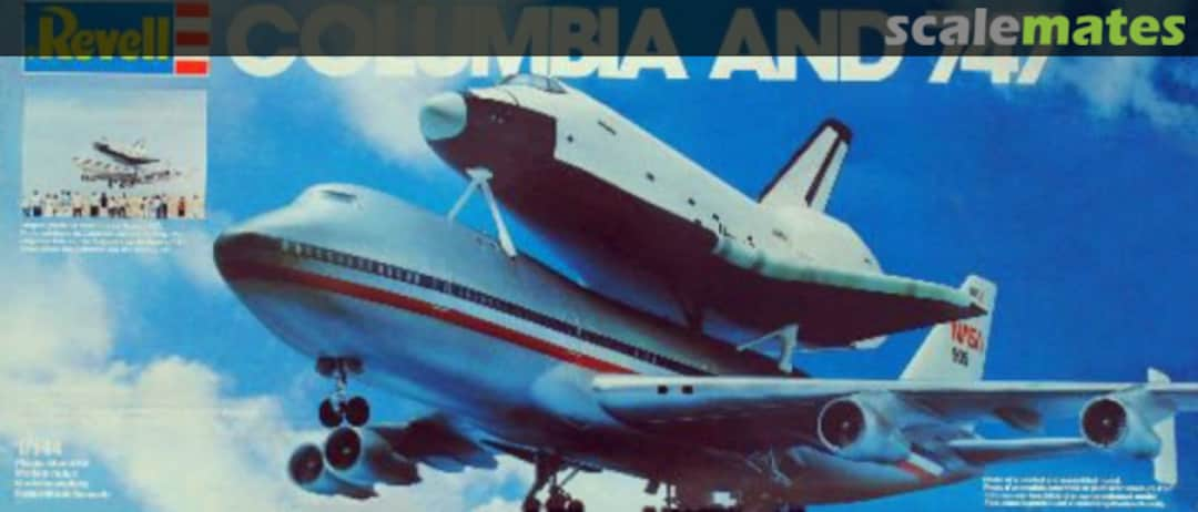 Boxart Columbia and 747 4715 Revell