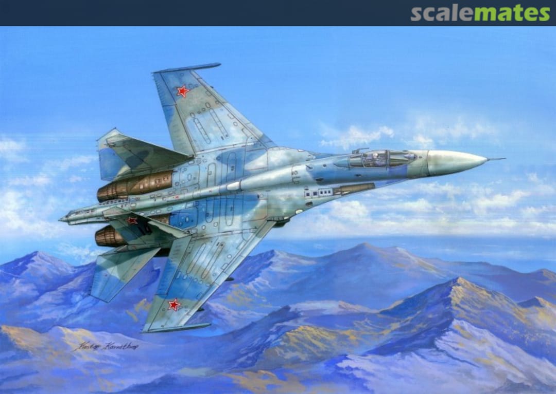 Boxart Su-27 Flanker B 81711 HobbyBoss