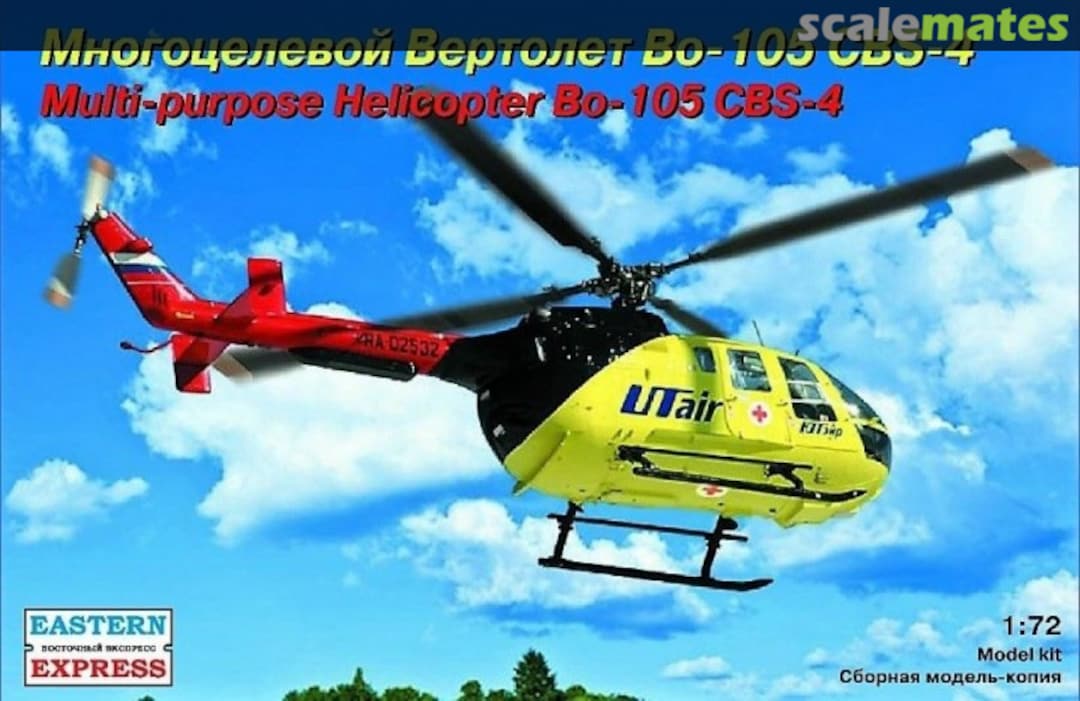 Boxart Multi-purpose Helicopter Bo-105 CBS-4 72143 Eastern Express