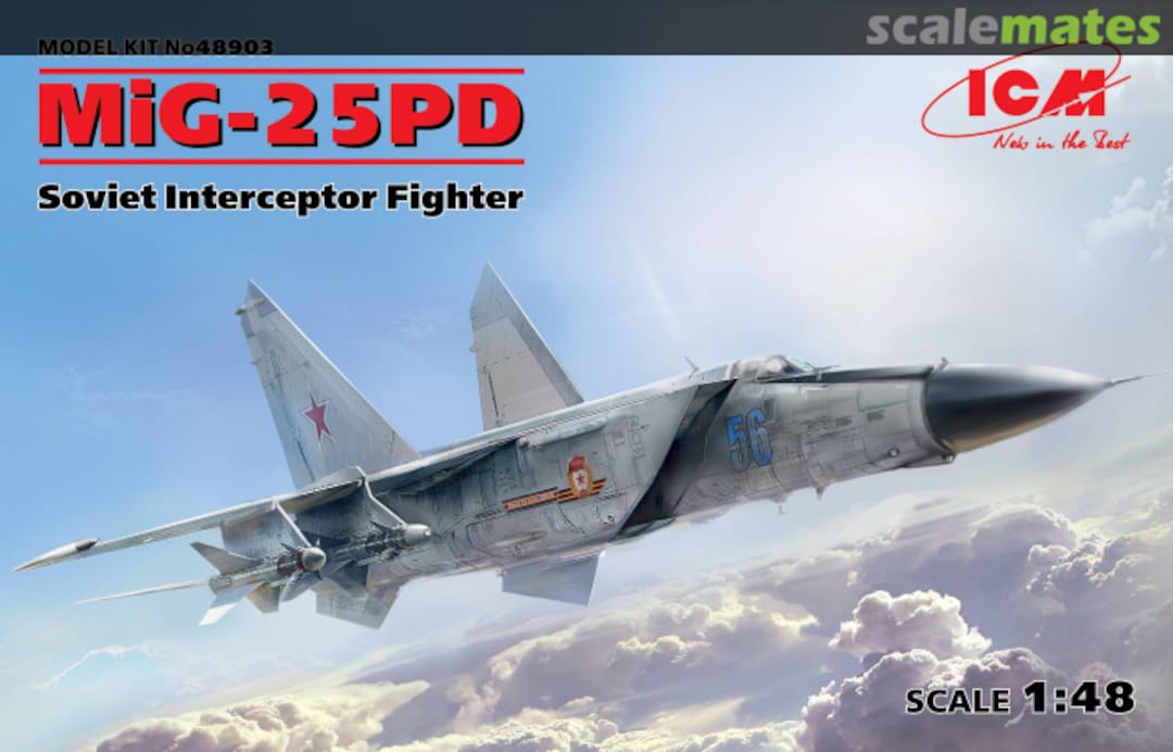 Boxart MiG-25PD 48903 ICM