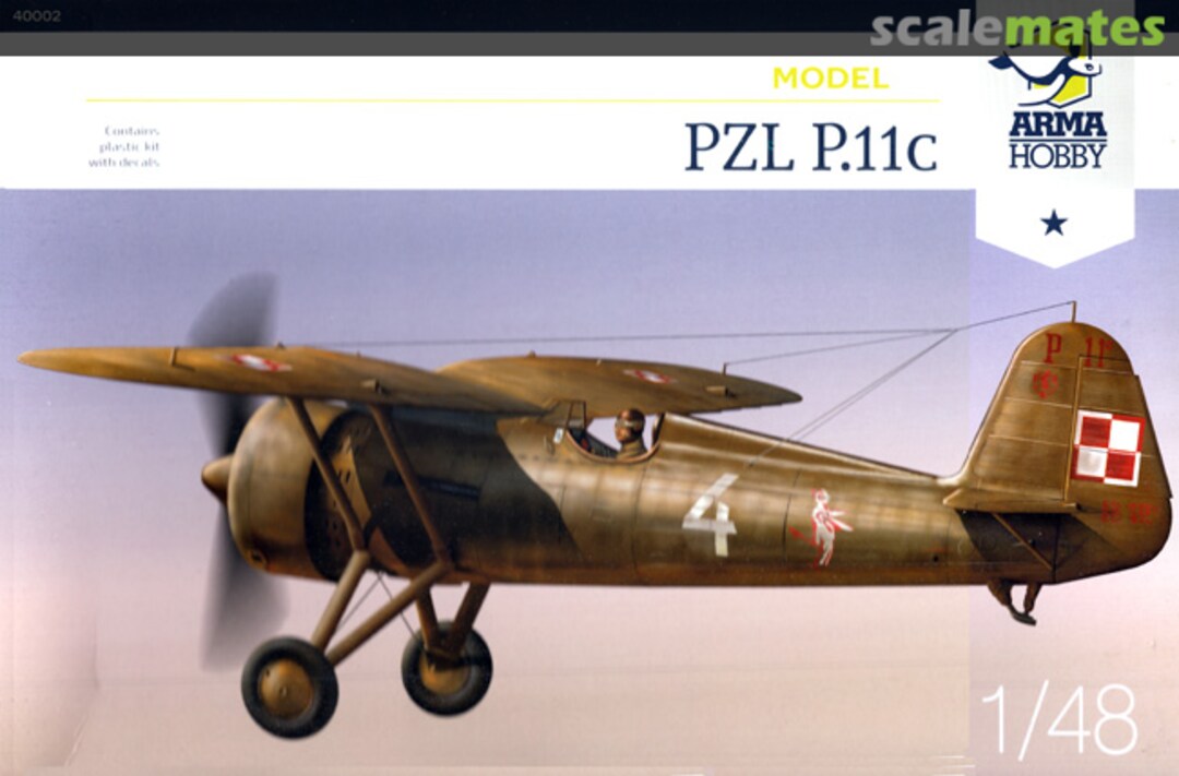 Boxart PZL P.11c 40002 Arma Hobby