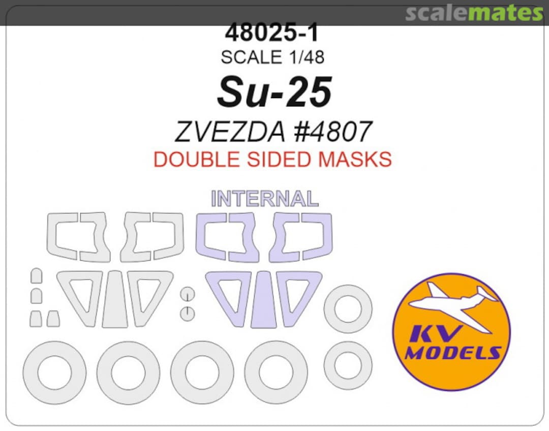 Boxart Su-25 (Double sided masks) 48025-1 KV Models