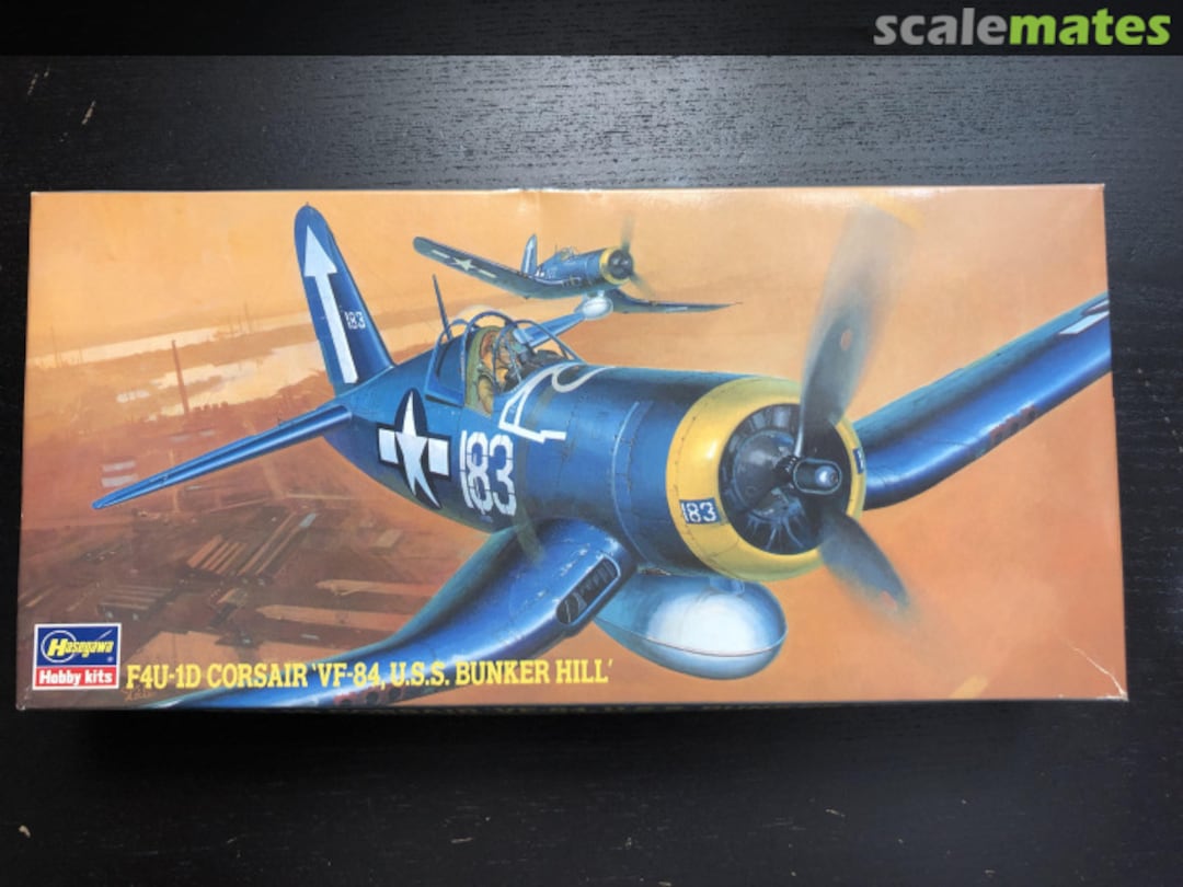 Boxart F4U-1D Corsair "VF-84, U.S.S. Bunker Hill" 02568 Hasegawa