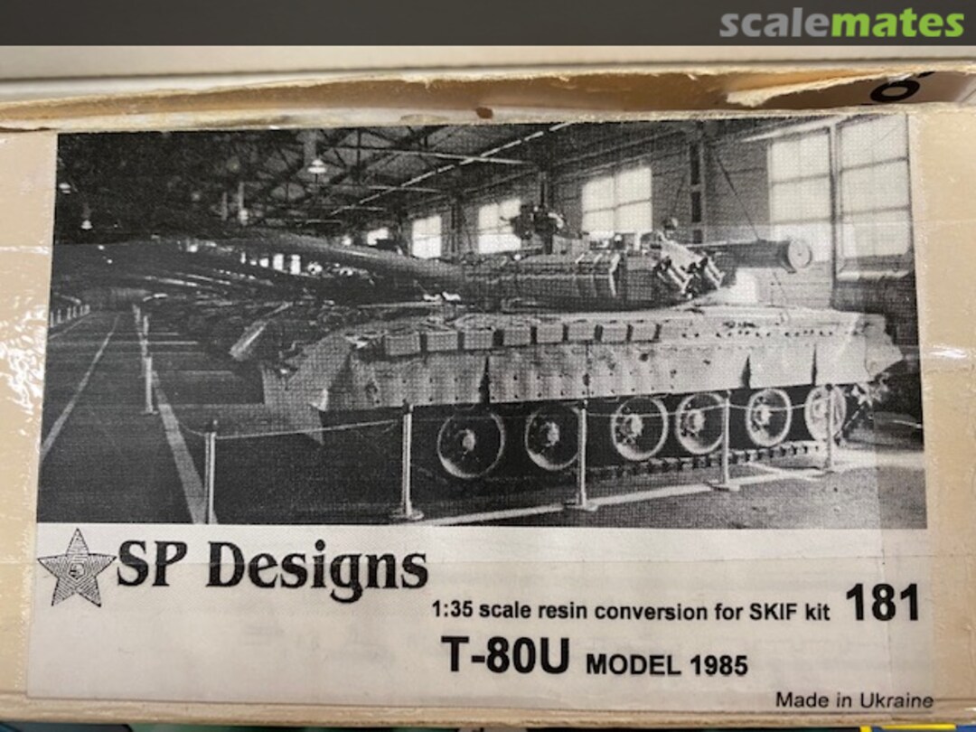 Boxart T-80U Model 1985 181 SP Designs