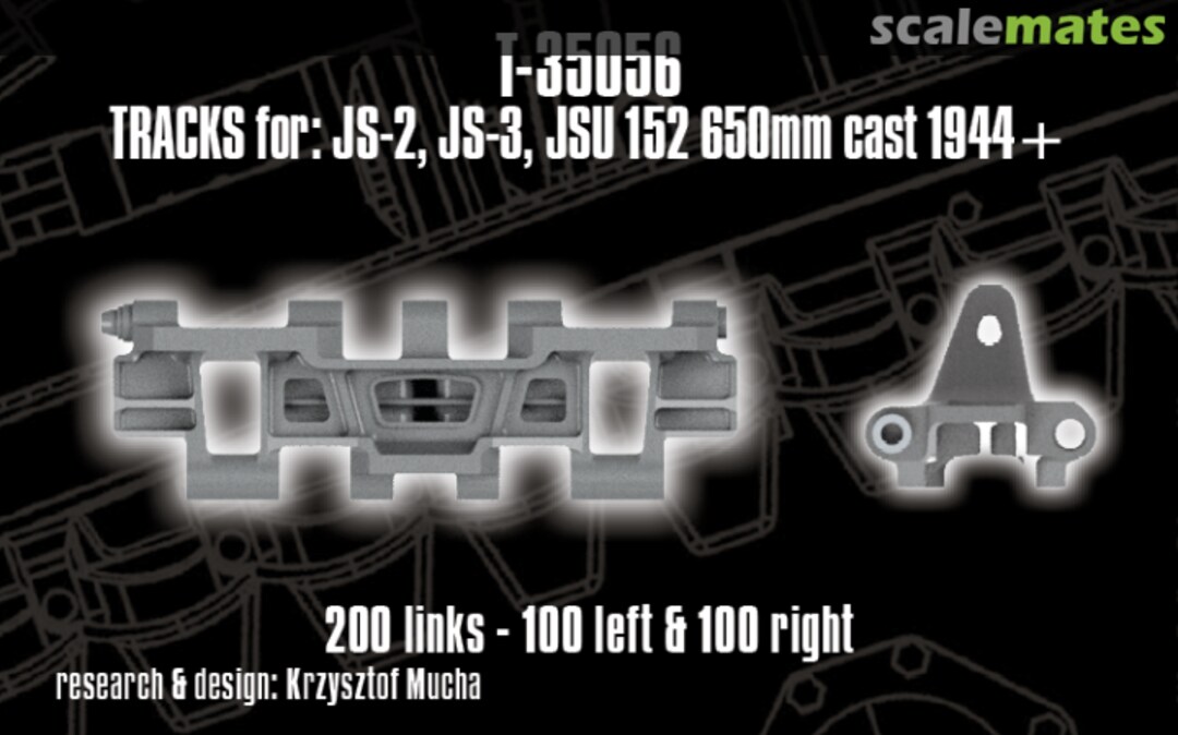 Boxart JS-2, JS-3, JSU 152 650mm cast 1944+ tracks T-35056 QUICKTRACKS