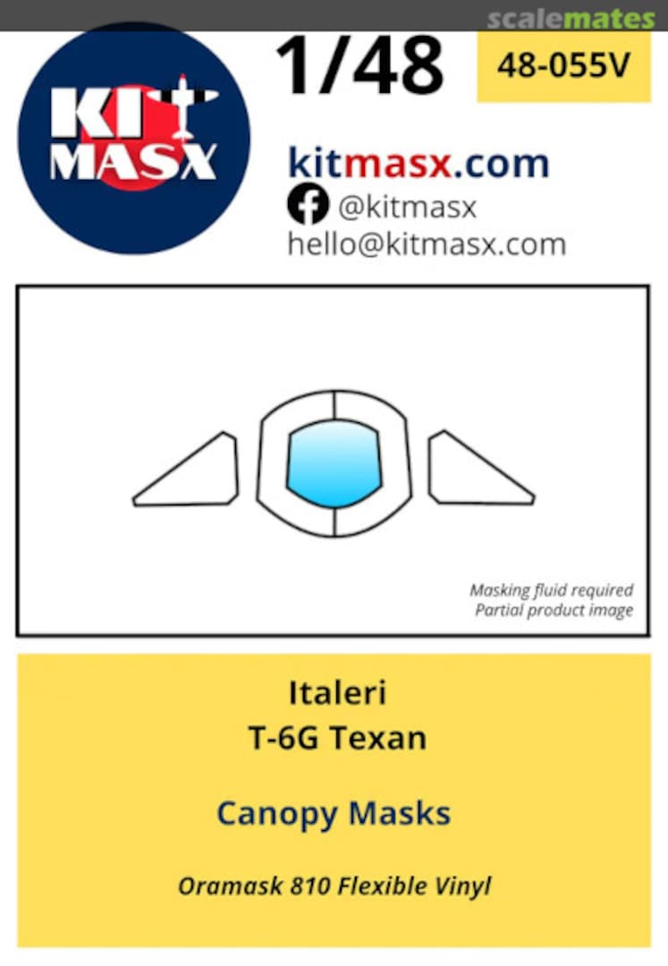 Boxart T-6G Texan 48-055 Kit Masx