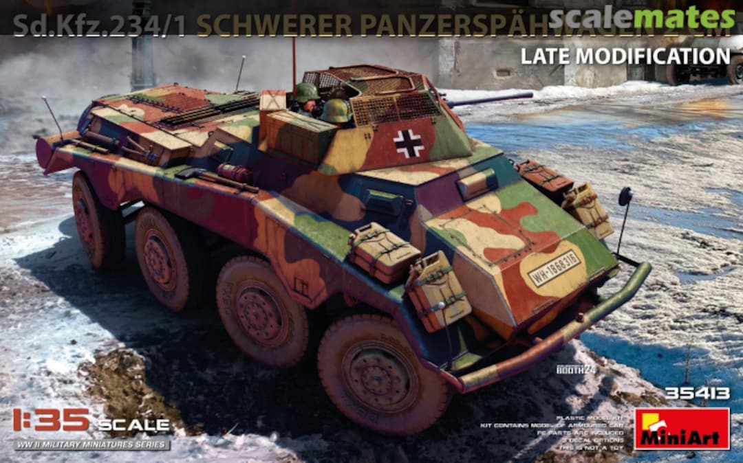 Boxart Sd.Kfz.234/1 Schwerer Panzerspähwagen (2 cm) Late Mod. 35413 MiniArt