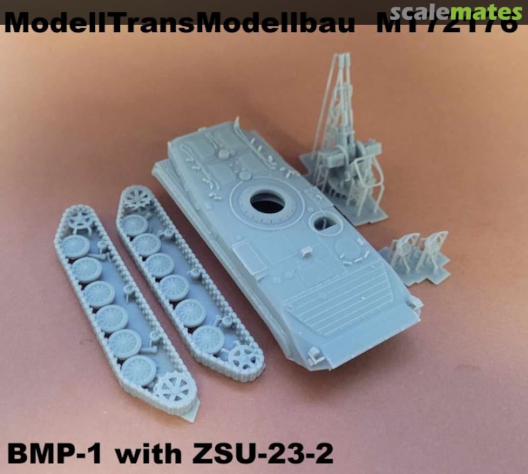 Boxart BMP-1 with ZSU-23-2 MT72176 Modell Trans Modellbau