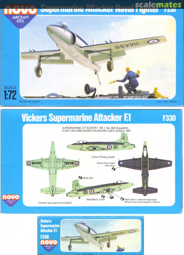 Boxart Supermarine Attacker Naval Fighter 76056 Novo