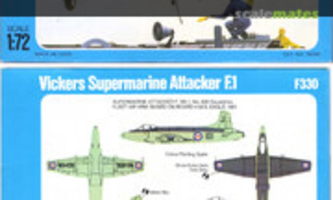 1:72 Supermarine Attacker Naval Fighter (Novo 76056)