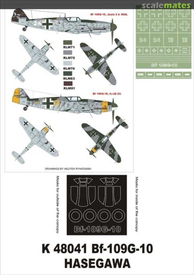 Boxart Bf 109G-10 K48041 Montex