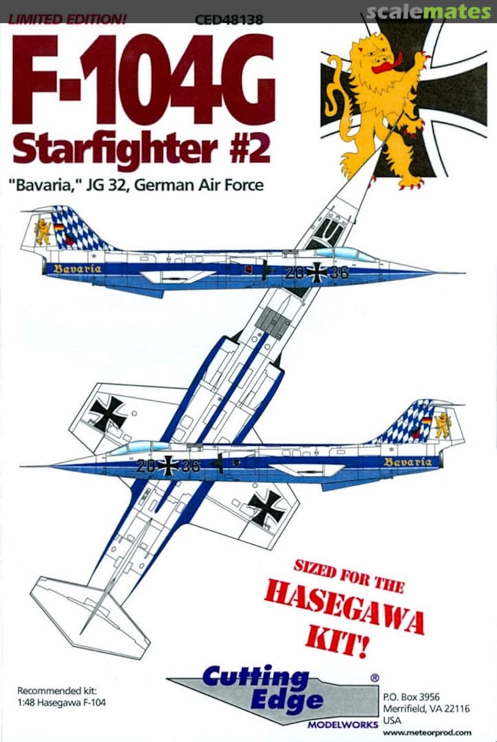 Boxart F-104G Starfighter #2 CED48138 Cutting Edge Modelworks