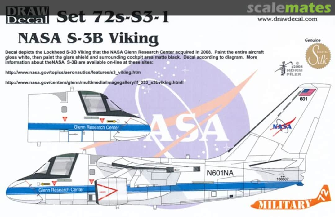 Boxart S-3B Viking 72s-S3-1 Draw Decal