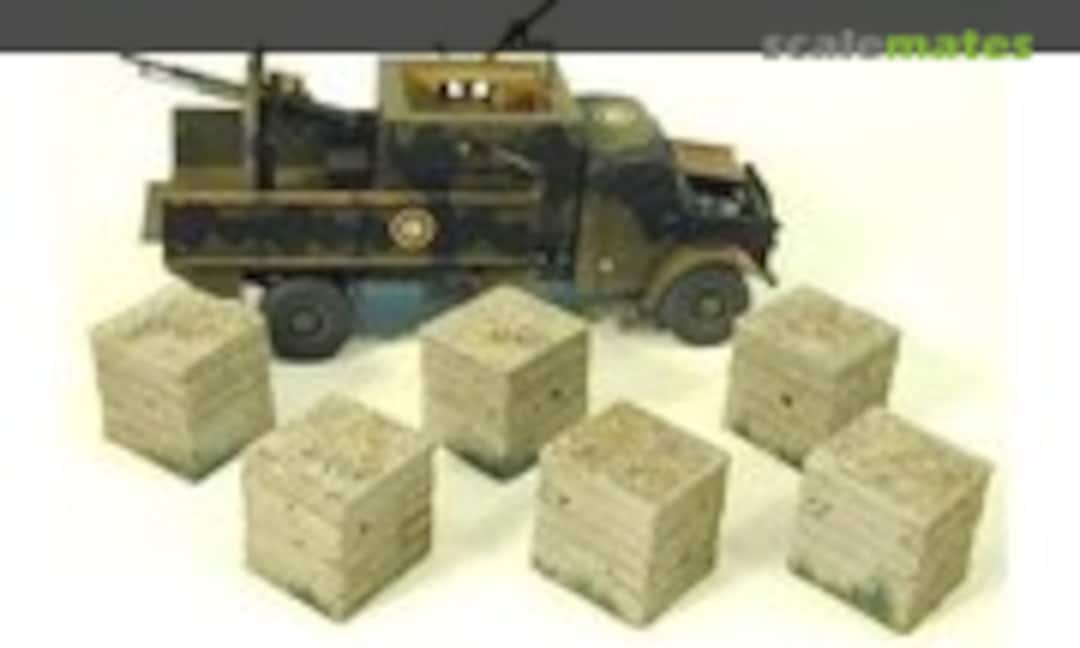 British Anti-Tank Cubes 3.6' (1.09m) Type (6 Pcs.) (Accurate Armour FF35018)