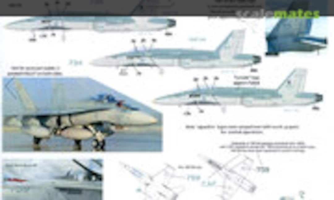 1:48 CF-18 Canada Combat Hornets (Leading Edge 48.87)