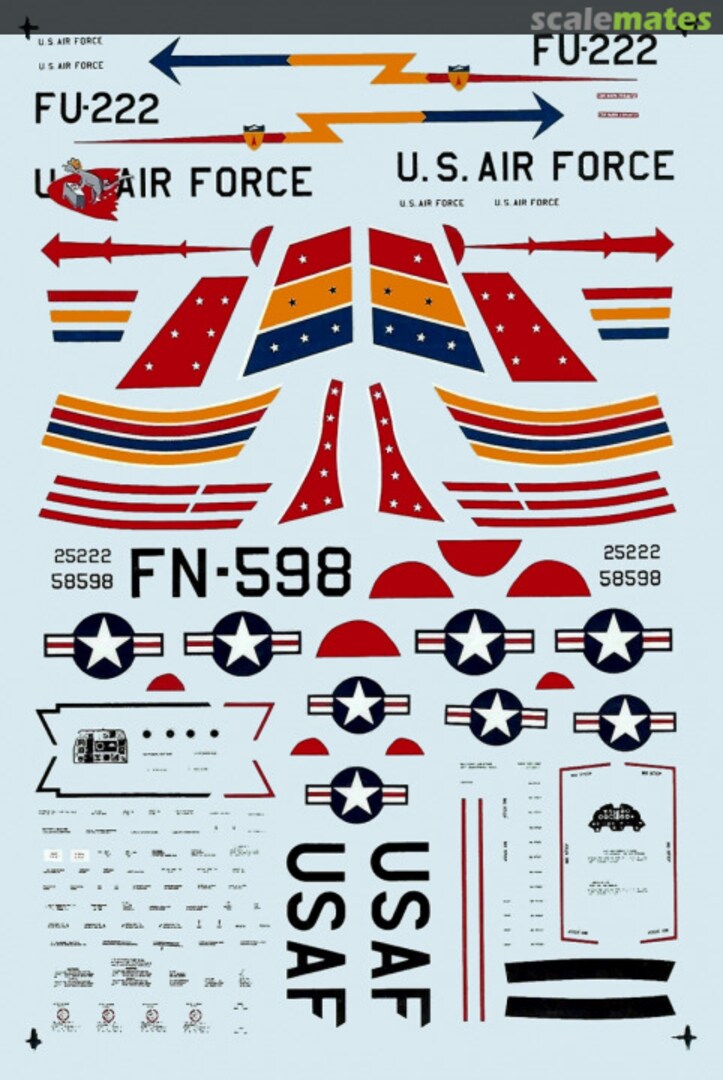 Boxart USAF In Europe 72-0354 Microscale