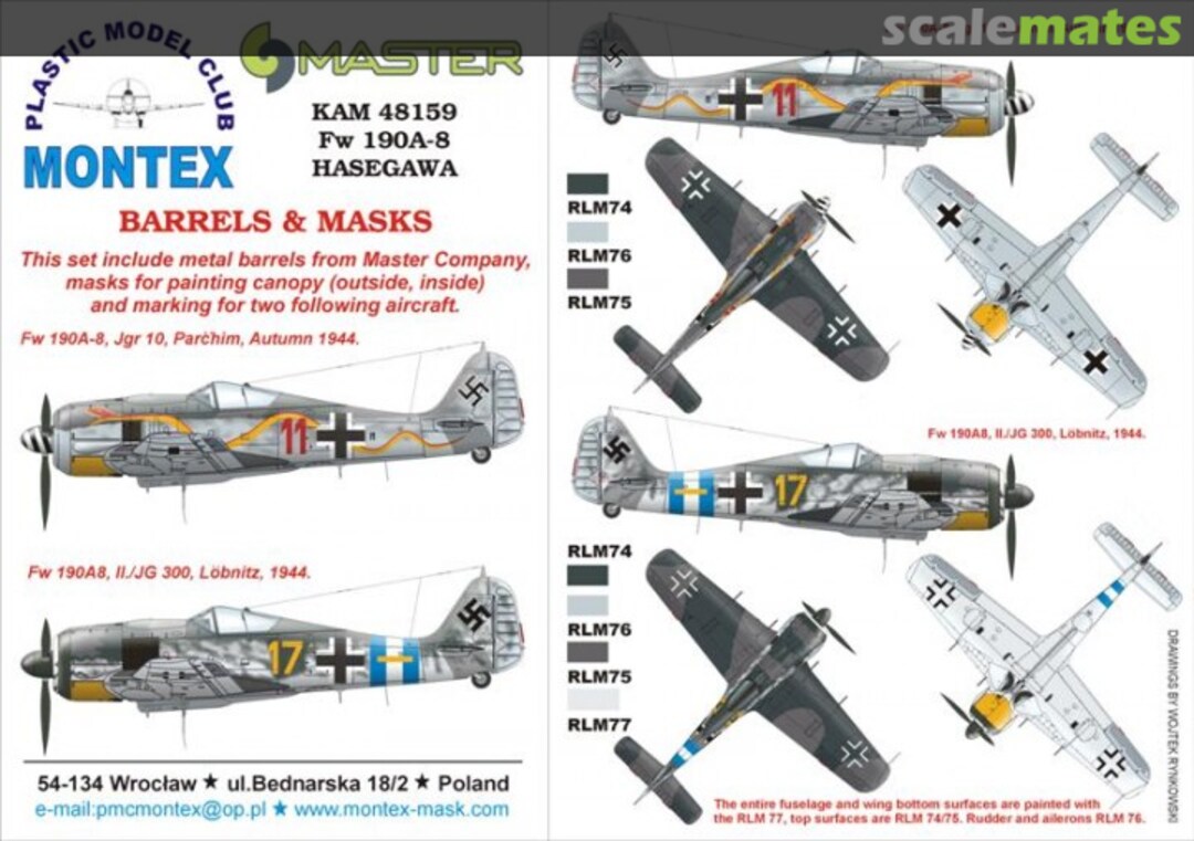 Boxart Fw 190A-8 "Snake" KAM48159 Montex