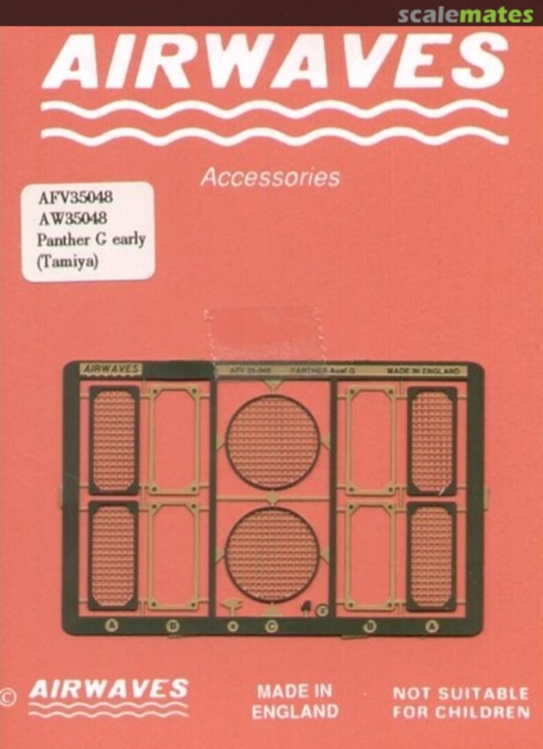 Boxart Early Panther G Grills Detailing Parts AFV35048 Airwaves