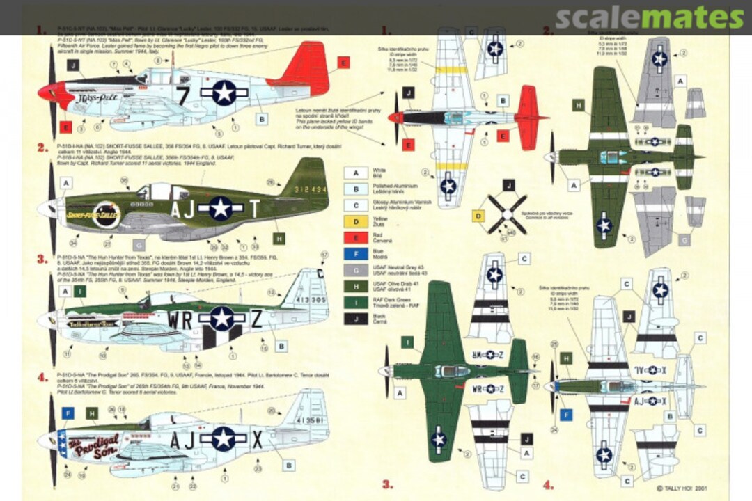 Contents P-51 Mustang aces 72022 Tally Ho! (CZ)