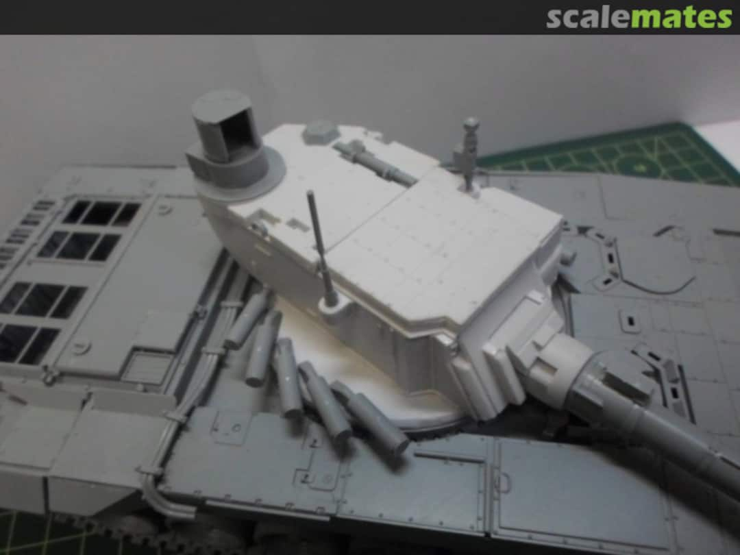 Boxart "Naked" turret for the T-14 "Armata" with a standard gun CF35085 Customfactory