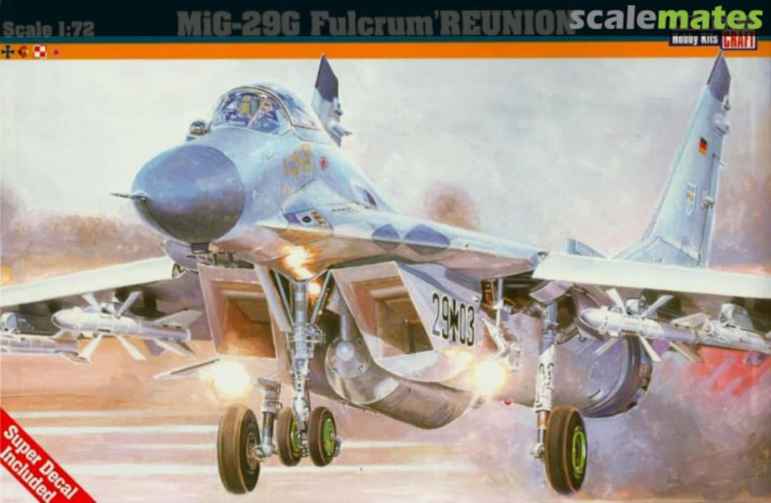 Boxart MiG-29G Fulcrum 'Reunion' D-23 MisterCraft